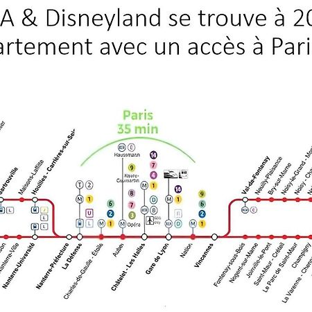 Cosy Appartement Near Disneyland & Paris Coupvray Kültér fotó